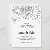 Pizza repetitie diner kaart (Voorkant)