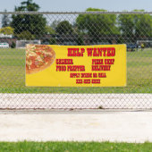 Pizza Restaurant Aanpasbare Hulp Gezocht Vacatures Spandoek (Insitu)