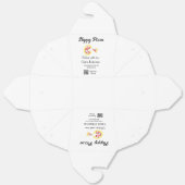 Pizza restaurant cafe pizzeria scan QR-code bestel Bedankdoosjes (Ongevouwen)