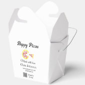Pizza restaurant cafe pizzeria scan QR-code bestel Bedankdoosjes (Open)