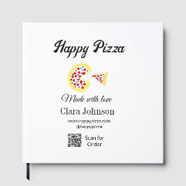 Pizza restaurant cafe pizzeria scan QR-code bestel Gastenboek