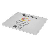 Pizza restaurant cafe pizzeria scan QR-code bestel Snijplank (Hoek)