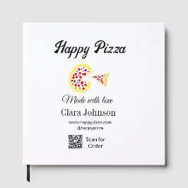 Pizza restaurant cafe pizzeria scan QR code order  Gastenboek