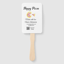 Pizza restaurant cafe pizzeria scan QR code order  Handwaaier