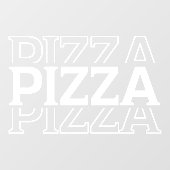 Pizza Restaurant Custom Business Raamsticker (Vel)