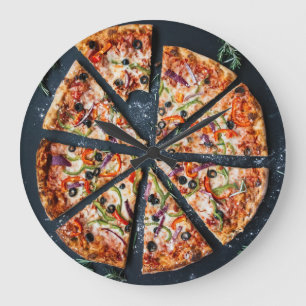 Pizza Restaurant Italiaans Restaurant Art Clock Grote Klok