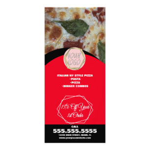 Pizza Restaurant Lunch Specials Zakelijke B Reclamekaart