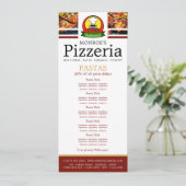 Pizza Restaurant, Pasta Slank Menu (Staand voorkant)