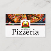 Pizza Restaurant, Pizzeria Adverteren Visitekaartje (Voorkant)