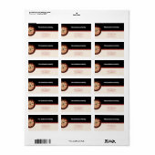 Pizza Restaurant Retour Adres Label (Full Sheet)