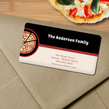 Pizza Restaurant Retour Adres Label