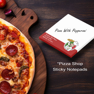 Pizza Restaurant Theme Sticky Notitieblokken Post-it® Notes