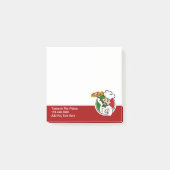 Pizza Restaurant Theme Sticky Notitieblokken Post-it® Notes (Voorkant)
