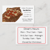 Pizza Restaurant Visitekaartje (Voorkant / Achterkant)