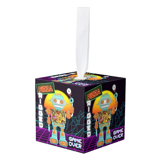 Pizza Rigged - Game Over Decoratie (Voorkant hoekig)