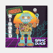 Pizza Rigged - Game Over Magneet (Voorkant)