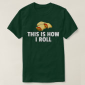 Pizza Rolls Funny Cheese Snack T-shirt (Design voorkant)
