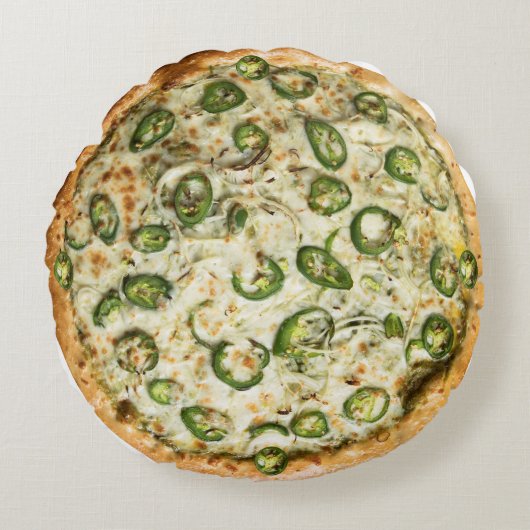 Pizza Rond Kussen (Voorkant)