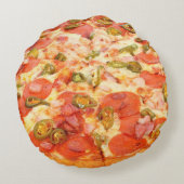 Pizza Rond Kussen (Achterkant)