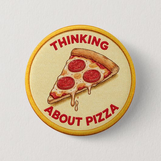 Pizza Ronde Button 5,7 Cm (Voorkant)