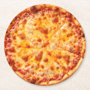 Pizza Ronde Kartonnen Onderzetter