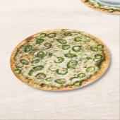 Pizza Ronde Kartonnen Onderzetter (Gebogen)
