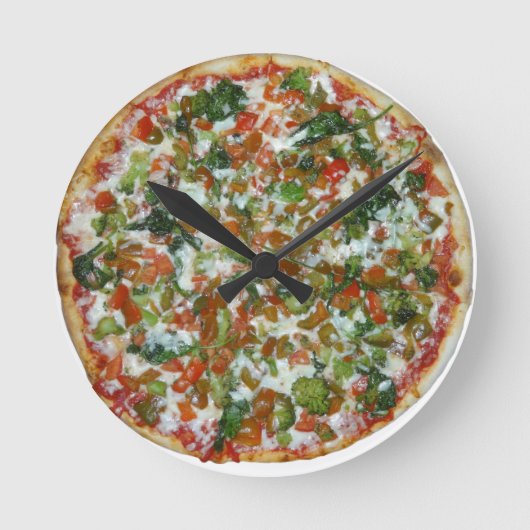 pizza ronde klok (Voorkant)
