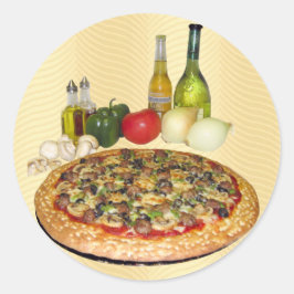 Pizza Ronde Sticker