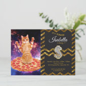 Pizza-ruimtetekat Kaart (Staand voorkant)