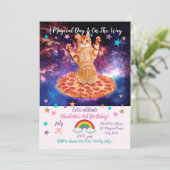 Pizza-ruimtetekat Kaart (Staand voorkant)