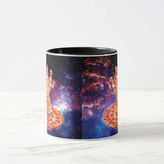 Pizza-ruimtetekat Mok (Midden)