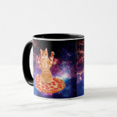 Pizza-ruimtetekat Mok (Voorkant links)