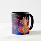 Pizza-ruimtetekat Mok (Voorkant rechts)