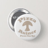 Pizza Ruiner Ronde Button 5,7 Cm (Voorkant /achterkant)