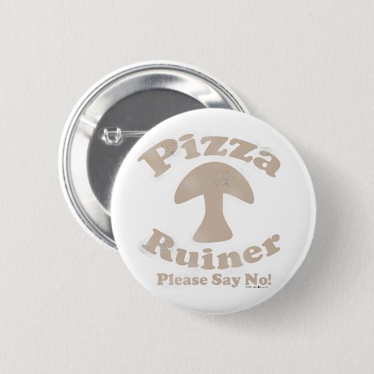 Pizza Ruiner Ronde Button 5,7 Cm (Voorkant /achterkant)