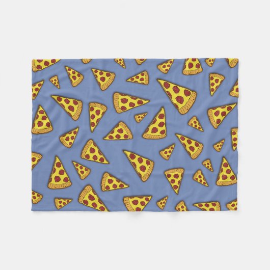 Pizza Rules! Fleece Deken (Voorkant (Horizontaal))