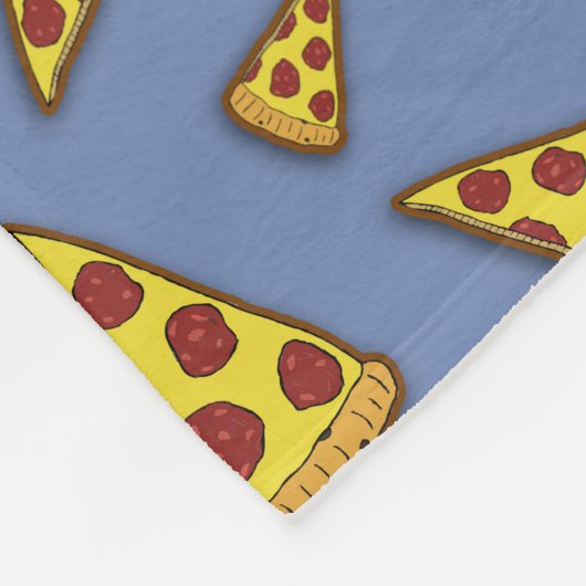 Pizza Rules! Fleece Deken (Hoek)