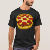 Pizza Salami Kaas Pepperoni Liefhebber Gift Pizza  T-shirt (Voorkant)
