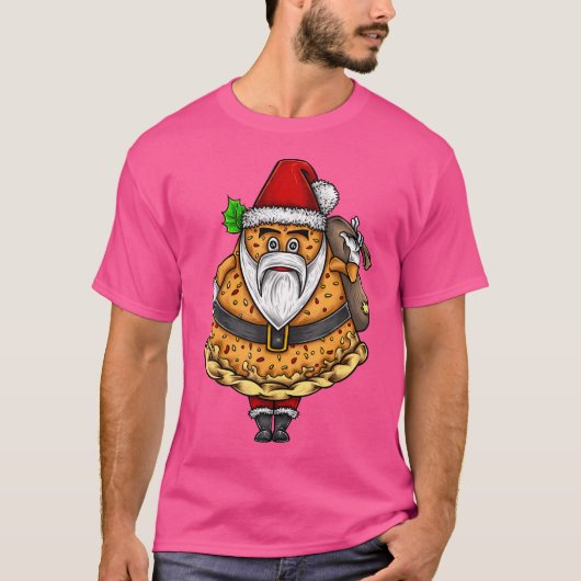 Pizza Santa T-shirt (Voorkant)
