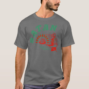 Pizza Satan Occult Punk Gothic Baphomet Devil Blac T-shirt
