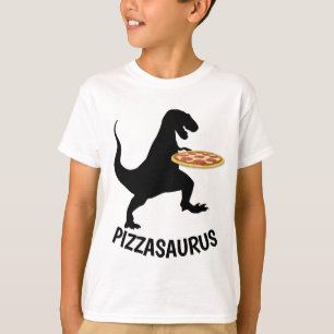 PIZZA SAURUS Grappige Dinosaurus T-shirts Kinder