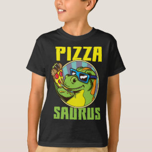 Pizza Saurus T-Rex Dinosaurus Eten Pizza Pizzasaur T-shirt
