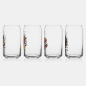 Pizza schets van CallisC Arts Blikvorm Glas (Links)