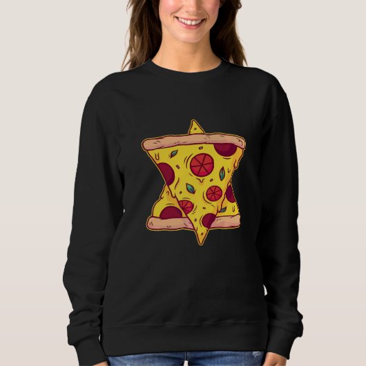 Pizza schijven pentagram trui (Voorkant)
