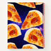 Pizza-segmenten in ruimte - Aangepaste grootte en Notitieboek (Achterkant)
