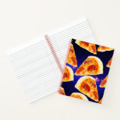 Pizza-segmenten in ruimte - Aangepaste grootte en Notitieboek (Binnen)