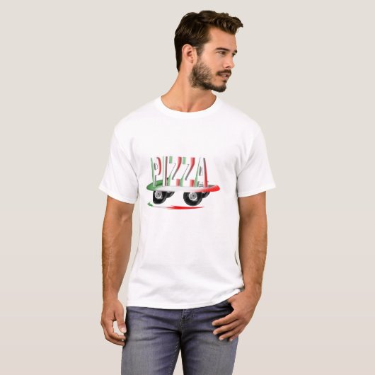 Pizza Service T-shirt (Voorkant volledig)