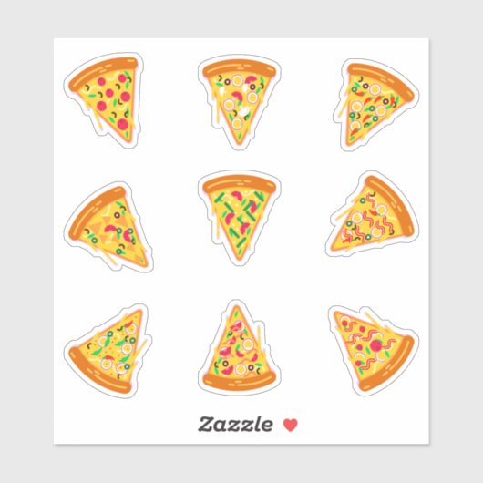 Pizza Set Pack: Heerlijke deals en bundels Sticker (Vel)