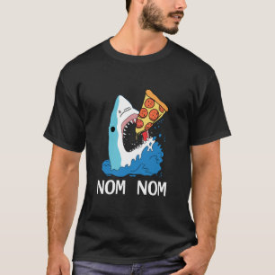 Pizza Shark Pizzaholic Foodie T-shirt