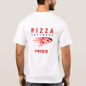 🍕 Pizza Shop Bezorgpersoneel Uniform Crew 🍕 T-shirt (Achterkant)